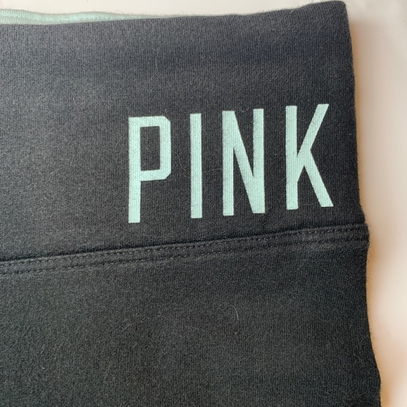 VS PINK YOGA LEGGINGS BLACK SMALL - Picture 7 of 16